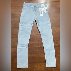 h&m skinny fit light wash jeans